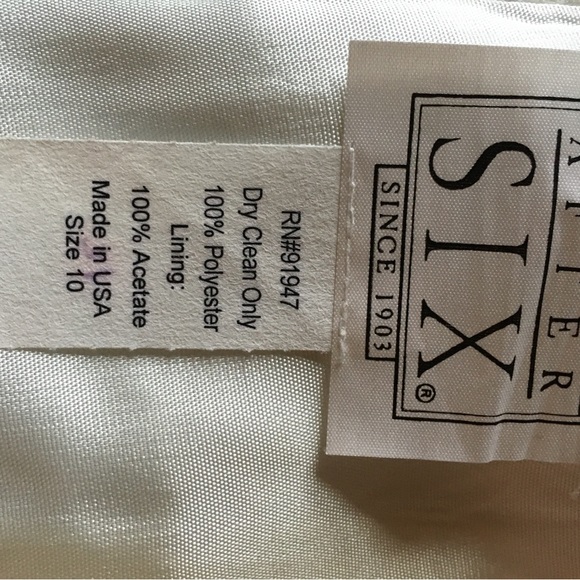 After Six Formal Two Piece Floor Length Dress Size 10 - Picture 6 of 8